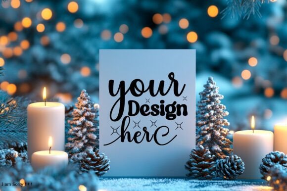 Christmas Card Mockup 33: Essential Graphics for Product Mockups