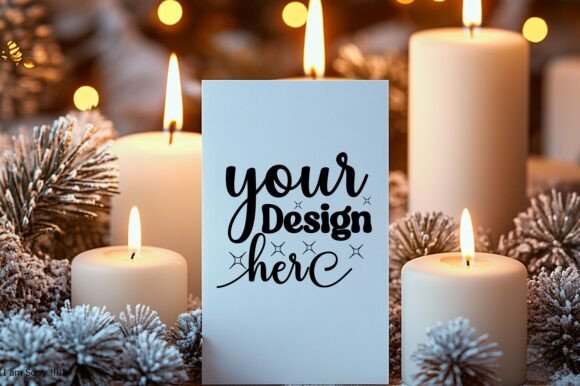 Christmas Card Mockup 49: Essential Graphics & Product Mockups