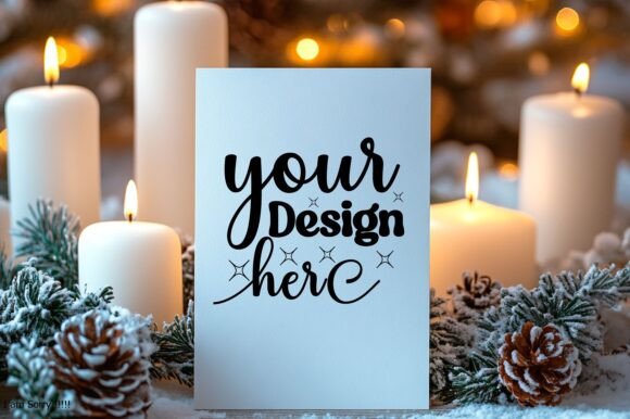 Christmas Card Mockup 51: Essential Graphics & Product Mockups
