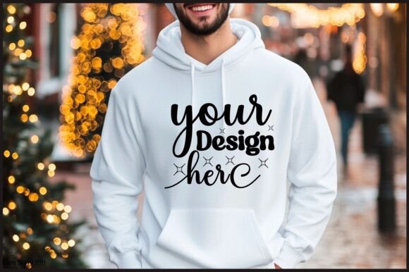 Christmas Hoodie Men Mockup 104: Essential Graphics for Product Mockups