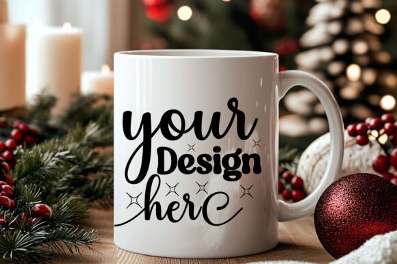 Christmas Mug Mockup 17: Graphics for Product Mockups