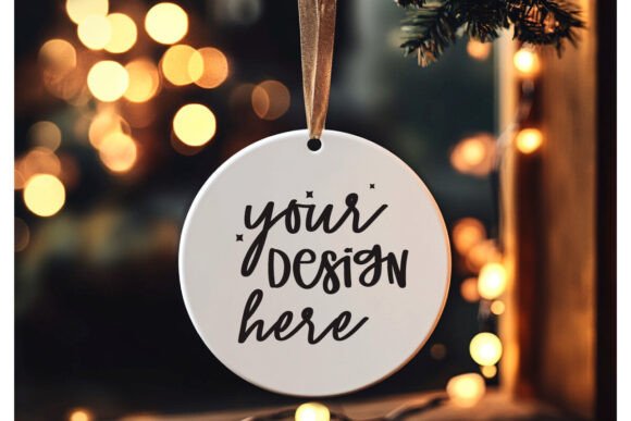 Christmas Ornaments Mockup 8: Premium Graphics for Product Mockups
