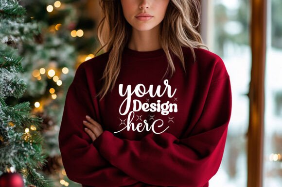 Christmas Sweater Mockup 103: Essential Graphics & Product Mockups