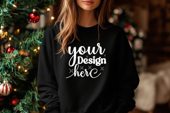 Christmas Sweater Mockup 16: Graphics for Product Mockups