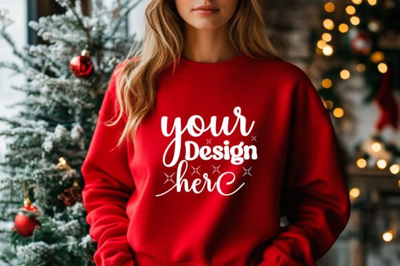 Christmas Sweater Mockup 52: Graphics for Product Mockups