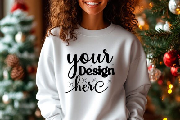 Christmas Sweater Mockup 72: Graphics for Product Mockups