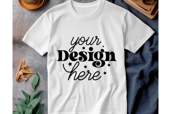 Gildan 64000 White Mockup 22: Graphics for Product Mockups