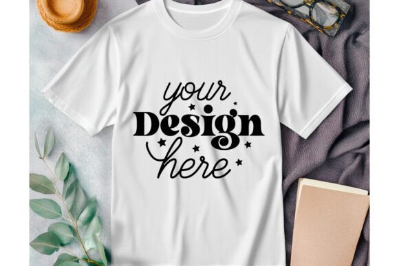 Gildan 64000 White Mockup 3: Graphics for Product Mockups
