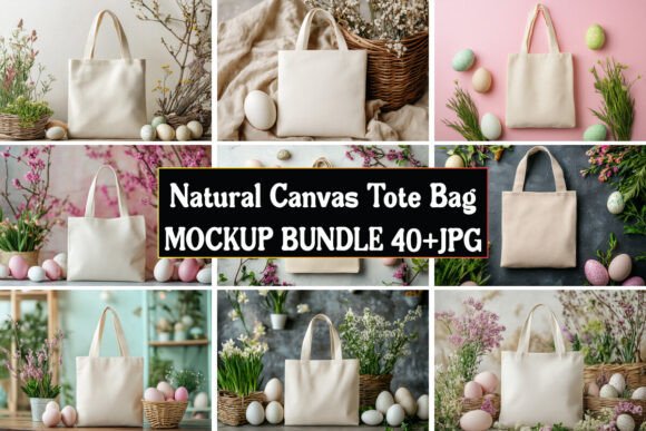Natural Canvas Tote Graphics & Product Mockups Review